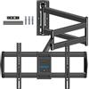 Sonstige Supporto a parete per televisore, braccio lungo, per schermi da 42-75 pollici, massimo 45 kg, orientabile
