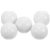 TOYANDONA Palline per Roulette 5 Pezzi in Acrilico Bianco per Ruota | Tavolo da Gioco, Forma Rotonda, Accessorio Sostitutivo per Disco e Ruota, Stile Elegante