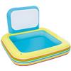 Bestway 52212 - Play Center Piscina Scuola 132 x 132 x 81 cm , con Spruzzo e Pastelli