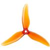 Gemfan 2Pairs Hurricane 51499 5 Pollici a 3 Pale CW CCW elica Tri-Blade Oggetti di Scena per 2306 2207 Motore RC Drone FPV Racing Multicopter (Whiskey Color)