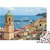 BWLPRNDZJGLQ Panorama città costiera italiana Puzzle 1000 Pezzi Carta Puzzle per Adulti Relax Gioco di famiglia Decorazione casa Regalo festivo 38x26cm/1000pcs
