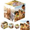 Quilia Cubo Fotografico 3D Personalizzato e Ruotabile | Cubo di Rubik Personalizzato con 6 Immagini | Regalo per la Famiglia, Gli Amici, la Fidanzata, Compleanni, Natale, San Valentino