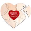 DPKOW Originales Regalo para San Valentín Hombre Mujer, Te Amo Razon Rompecabezas de Madera de Forma Corazón para Pareja Regalo Aniversario, Compromiso Boda Regalo para Novio Novia Creativas