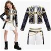 Xiujuers Costume Kpop per bambini, Hun-ters, costume per cosplay, costume da demone, travestimento per Halloween, carnevale, vestito da palcoscenico, abbigliamento per feste