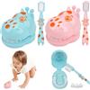 Comebachome Set da Gioco per Dentista con spazzolino da Denti per Bambini, 2 Set di Modelli di Denti dimostrativi per Giraffa di Cartoni Animati per insegnare ai Bambini