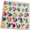 HuadaXtai Puzzle Dell'alfabeto Arabo, Set da Gioco per Bambini, Scuola