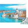 6N2X9A4S Panorama Veneziano Puzzle 1000 Pezzi Gioco di Puzzle 1000 Pezzi Carta per Adulti Vista sulla Città Relax Famiglia Arredo Regalo 70x50cm/1000pcs