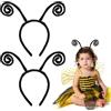 TLDBATICE APOMOONS 2 Pezzi Cerchietto Antenna Farfalla, Regolabile Cerchietto per Api Coleottero Formiche, Fascia Antenna per Adulti e Bambini, per Carnevale, Festa in Maschera