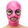YIYELIY Testa Coperchio in Lattice Maschere di gomma Maschera in Latex | Apri occhi La bocca gioco di ruolo Cosplay Festa Uomini e donne