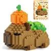 FCXVXCL Capybara Mattoncini da Costruzione, Blocchi da Costruziones Mini Building Blocks Micro Mattoncinis Creativi Set 3D Puzzle Blocchi DIY Mattoncini da Costruziones per Compleanno
