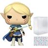 Funko Esclusivo pacchetto di 3 pezzi - Black Clover Charlotte Roselei edizione speciale GITD Chase Pop! Animation Glow GITD Vinyl Figure #1155 con Heavy Duty Scimmia Scorrevole Box Sorter e Pop Protector