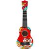 Enjoyaa Ukulele giocattolo per bambini, 44 cm, mini chitarra con 4 corde regolabili, giocattolo musicale, strumento ukulele per bambini, ragazzi e ragazze, regalo di compleanno educativo precoce