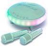 KIDYWOLF - KIDYKARAOKE Verde - Karaoke Bambini Bluetooth 2 Microfoni 5 Anni+