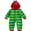 Eghunooye Baby Caterpillar Costume Peluche Pile con Cappuccio Pagliaccetto Tuta per Halloween