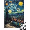 9K4D7V2G Notte Stellata Cielo Puzzle 1000 Pezzi Carta Puzzle per Adulti Scena Notturna Artistica Relax Famiglia Decorazione Regalo 38x26cm/1000pcs