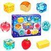 TELAOBAN 8 Pezzi Mistery Box Squishy Set, Mystery Box Sq-uishy squishies, Squishy Fun B-ox a Sorpresa, Scatola palline sorpresa spremere, Spremere Sensoriali Soft, Ideali Come Regalini per Feste