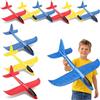 COM-FOUR® 9x Aereo in polistirolo per bambini e adulti, Aliante da lancio | Modello di aliante - Aereo modello ultraleggero