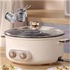 Hazomeu Hot Pot Doppio Interruttore di Comando Rivestimento Antiaderente,5.5L