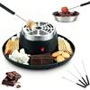 Tutamaz S'mores - Macchina elettrica 2 in 1 per fonduta di cioccolato | Riscaldamento regolabile senza fiamma con accessori completi per serate in famiglia e regali