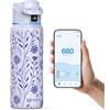 WaterH Boost Smart Water Bottle Tracker con promemoria per bere acqua, 946 ml
