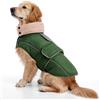 ASENKU Giacca Invernale Impermeabile per Cani, Cappotto Antivento con Pettorina, Sicurezza Riflettente, Cappottino per Cane Grande per Border Collie/Samoyedo, Attività Esterna Neve/Vento, Taglia XL