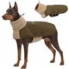 ASENKU Cappotto Invernale Impermeabile Cane Taglia XXL, Doppio Pile Regolabile Giubbotto per Cani Grande per Border Collie, Golden Retriever, Pastore Australiano, Labradoodle, Gite Invernali