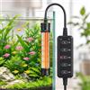 LEKEFETO Riscaldatore per acquario, 50 W, asta di riscaldamento regolabile per acquario, 26-34 °C, riscaldatore digitale per acquario con regolatore di temperatura