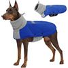 ASENKU Cappotto Invernale Impermeabile Cane Taglia XXL, Doppio Pile Regolabile Giubbotto per Cani Grande per Border Collie, Golden Retriever, Pastore Australiano, Labradoodle, Gite Invernali