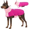 ASENKU Cappotto Invernale Impermeabile Cane Taglia XXL, Doppio Pile Regolabile Giubbotto per Cani Grande per Border Collie, Golden Retriever, Pastore Australiano, Labradoodle, Gite Invernali