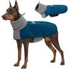 ASENKU Cappotto Invernale Impermeabile Cane Taglia XXL, Doppio Pile Regolabile Giubbotto per Cani Grande per Border Collie, Golden Retriever, Pastore Australiano, Labradoodle, Gite Invernali