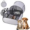 Generico Recinto Portatile Per Animali Domestici Con Tunnel, Tenda Pieghevole 3 In 1 Per Gatti Con Borsa Da Trasporto, Casetta Interattiva Leggera Per Animali Domestici, Borsa Espandibile Per Gatti Di Grossa