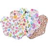 Healeved Assorbenti Igienici Lavabili Riutilizzabili 5 Pezzi Cotone | Design Stampato, Uso Giorno e Notte, Formato Bottone, Set da 5 Pezzi per Donna Colore Casuale Stile Casuale