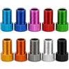 YQQYG 20 adattatori per valvole Presta, compatibili con adattatori per valvole Schrader, pompa standard per bicicletta o compressore d'aria per pneumatici di biciclette (10 colori)
