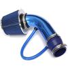 Generic Kit filtro aspirazione aria fredda universale for VW Passat B6 B8 B5 Golf 4 5 7, kit di induzione in alluminio da 76 mm/3 con fascetta stringitubo e accessori for tubi a cono(A)