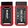 soleilx ELM327 WIFI V1.5 Strumento Diagnostico OBD2 Wireless, Lettore di Codici Scanner OBD2 Compatibile con Dispositivi IOS Android Windows, Connettore OBD 16 pin per diagnosi veicoli Multi Marche dal 1996+