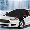 FFTANXS Copri Parabrezza per Inverno 144 * 125cm,Copriparabrezza Auto Inverno Pieghevoli con Copertura per Specchietto e 12 Magneti,Antigelo,Resistente a Neve,Polvere,Raggi UV,per Maggior Parte Veicoli-Nero