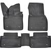 J&J AUTOMOTIVE Norm Liners Tappetini Auto su Misura per Land Rover Range Evoque Dal 2018, Set da 4 Pezzi, 3D in Gomma TPE, Antiscivolo, Inodore, Colore Nero
