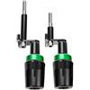 TRASH BIN Tamponi Paratelaio Protezioni Per Kawasaki Per Ninja 500 500SE Z500 2025 2024 Moto Paratelaio Crash Pad Protezione Dalla Caduta Scarico Slider(Frame Sliders-Green)
