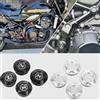 WOOGA Tappo di copertura del foro del telaio per Ka&wa&sa&ki Z900RS/Cafe Z 900RS Z-900-RS 2018 2019 2020 2021 2022 2023 2024 tappo del telaio decorativo del motociclo (Nero)