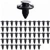 Tolanev 50 Clip Fissaggio Auto 8 mm Rivetti Plastica Paraurti MR328954 | Nylon Nero, Montaggio Pressione, Carrozzeria, Guarnizione Porta OEM 7703077476, Ritenuta HE26, Coprimotore