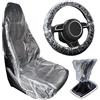 OEEYYT Set da 30 Pezzi di Protezioni per Sedili Auto Usa e Getta, 10 Fodere per Sedili Auto Impermeabili per Sedile del Conducente e del Passeggero con 10 Copristere e Copertura del Pomello del Cambio