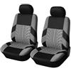 Pbqenxb Copri-Sedile Auto Per Set Coprisedili Auto Per Golf 4 Universali Coprisedili(Gray front)