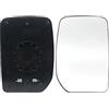 HZ-DESIGN Vetro Specchietto Specchio Vetro Specchio Esterno Destro Riscaldato Adatto A per Ford Transit 2000-2014