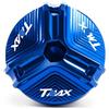 BUYTUS Compatibile con TMAX530/500 T-MAX 500 TMAX 530 SX DX 560 Tech MAX Moto CNC Tappo olio motore Bullone Vite Copertura (Colore: Oro)(Blue)