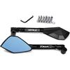 BTWSRX Specchietto Retrovisore Laterale Per Moto Per YAMAHA T-MAX560 TMAX560 T-MAX TMAX 560 2020 2021 Specchietti Retrovisori Specchietti laterali per manubrio