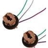 SENZEAL 2x 7443 Portalampada Filo di Rame ABS 5W Portalampada W21 T20 Presa Luce