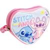 CERDÁ LIFE'S LITTLE MOMENTS Bambine da 2 a 8 anni Design Colorato con Personaggi Animati, Borsa Disney Leggera e Spaziosa, Borsa Cuore Stitch Unisex-Bambini e Ragazzi, M