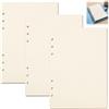 Rairsky 180 Fogli A5 con Buchi 6 Anelli, Carta Puntinati di Ricarica per Quaderni | 21 x 14,5 cm Ricariche per Fogli Formato A5, Fogli per Raccoglitore Ricaricabili, Ricarica di Carta A5 per Schizzo, Diario