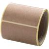 MD Labels Adesivi per forza su rotolo, 50 x 30 mm, 100 pezzi, manica 40 mm, carta liscia, etichette decorative, colore marrone
