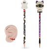 Legami Kit Halloween - Matita con Gomma Profumata alla Vaniglia Ghost Writer, Gomma Profumata "Ear We Go Again" e Matita Antistress Squeezies Mummy Cat "Nine Lives Later"